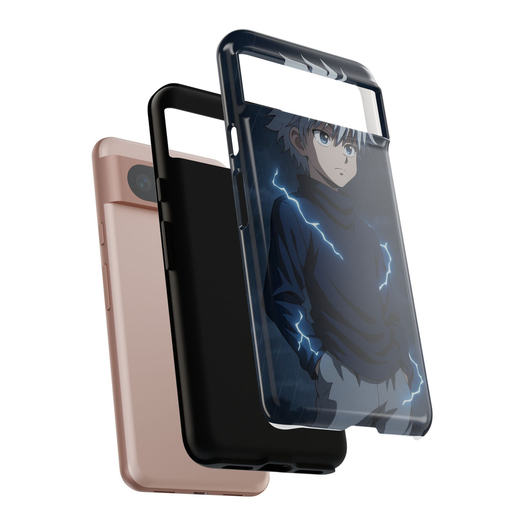 Anime Phone Case Featuring Lightning Design,