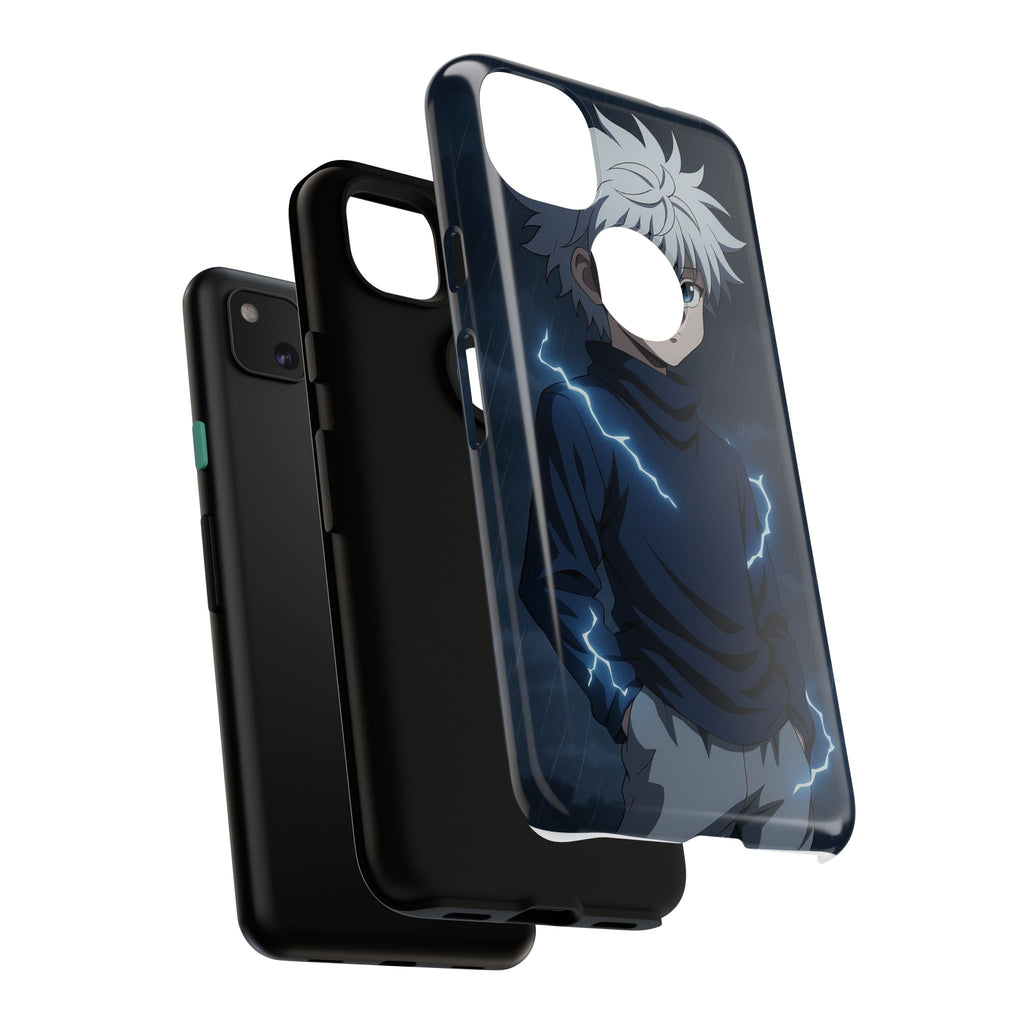 Anime Phone Case Featuring Lightning Design,