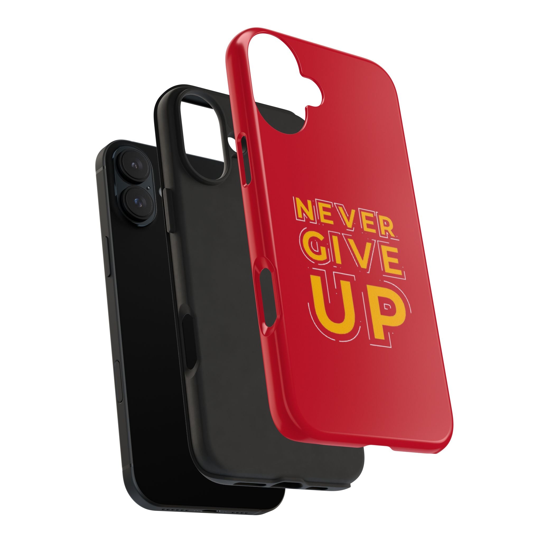 Never Give Up Tough Phone Cases – Motivational, Durable, Perfect for Gifts, Everyday Use, Inspirational Decor