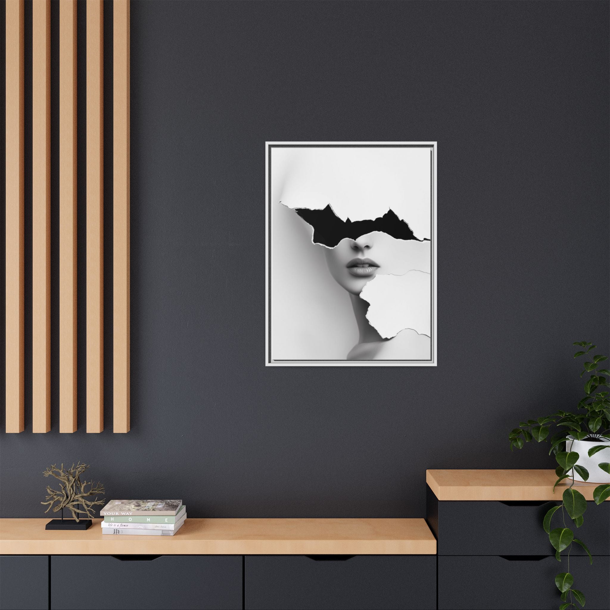 Matte Canvas, Framed (Multi-color)
