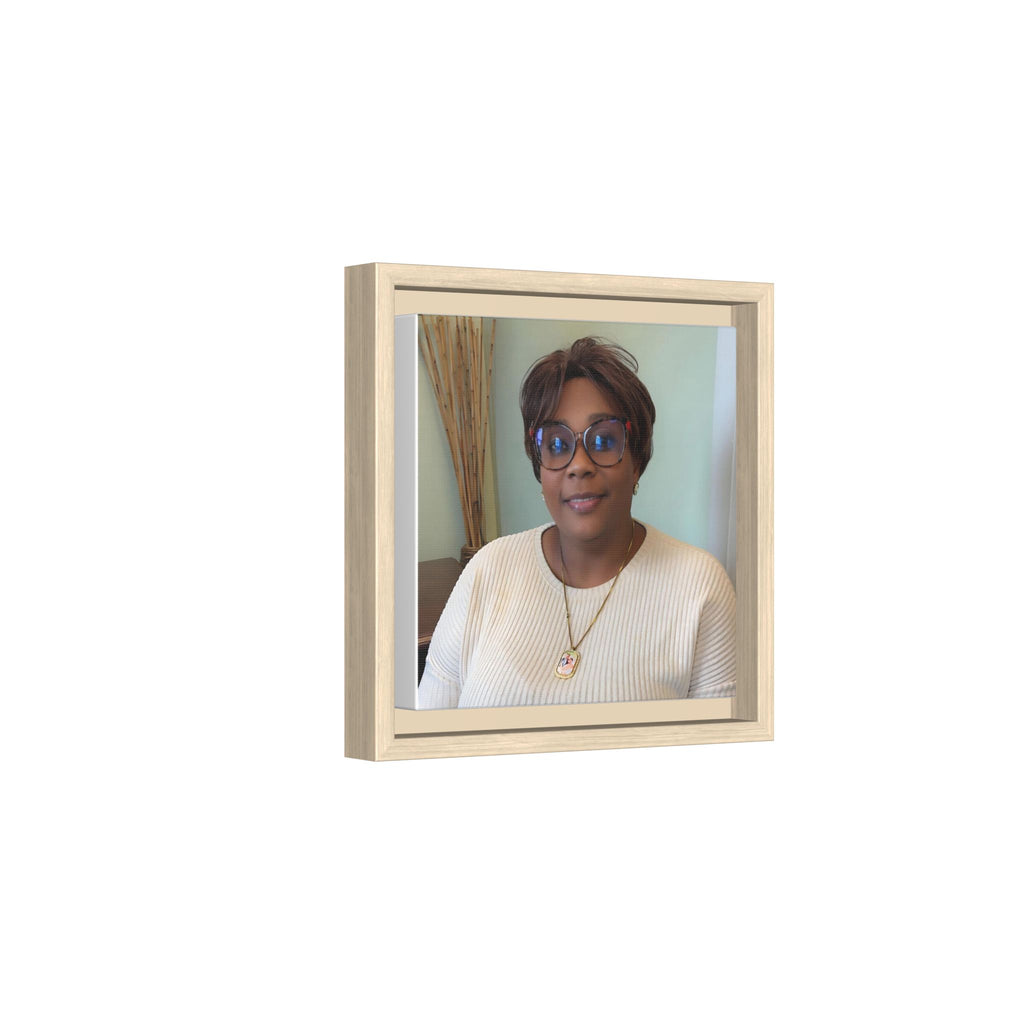 Framed Matte Canvas Portrait Print — Personalized Wall Art Gift