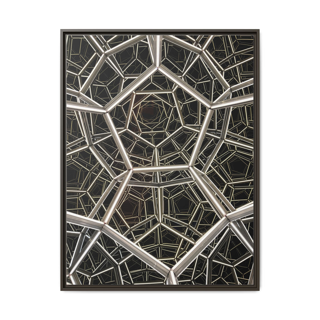 Framed Wall Art Print, Modern Geometric Canvas, Abstract Home Decor, Unique Gift, Stylish Office Art, Contemporary Room Decor