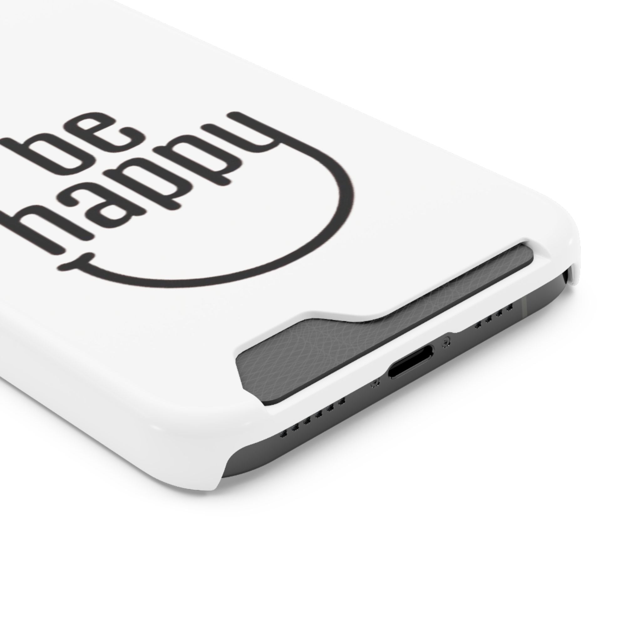 Minimal White Wallet Phone Case