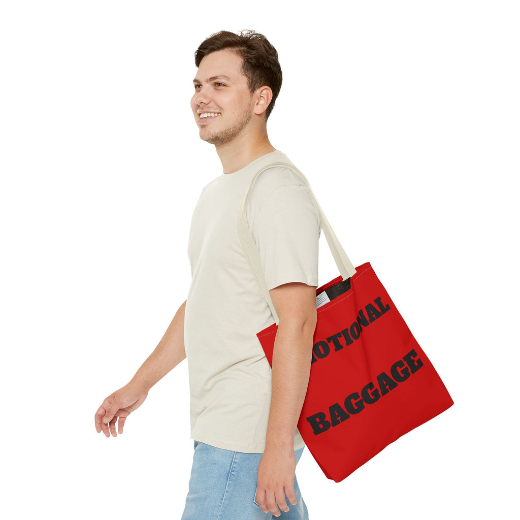 Emotional Baggage Tote Bag — Red Statement Shopper