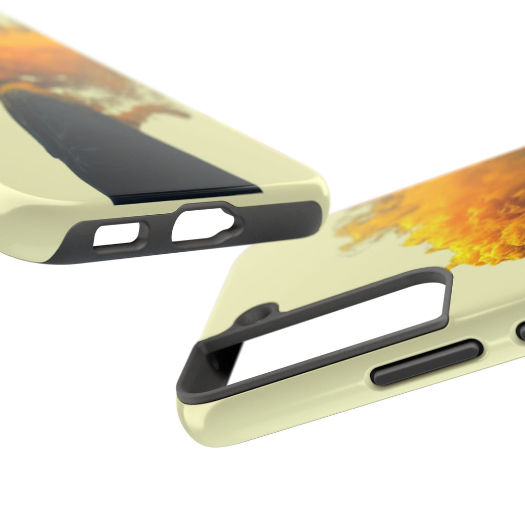 Surreal Yellow Smoke Head Protective Cover