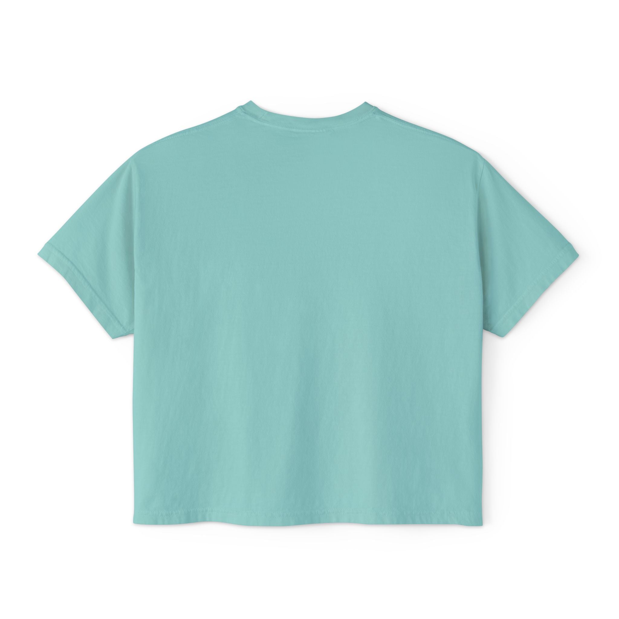 Earth Is Ghetto Women's Boxy Tee, Casual Graphic Tee, Streetwear Top, Trendy T-Shirt, Unique Gift Idea, Comfortable Everyday Wear