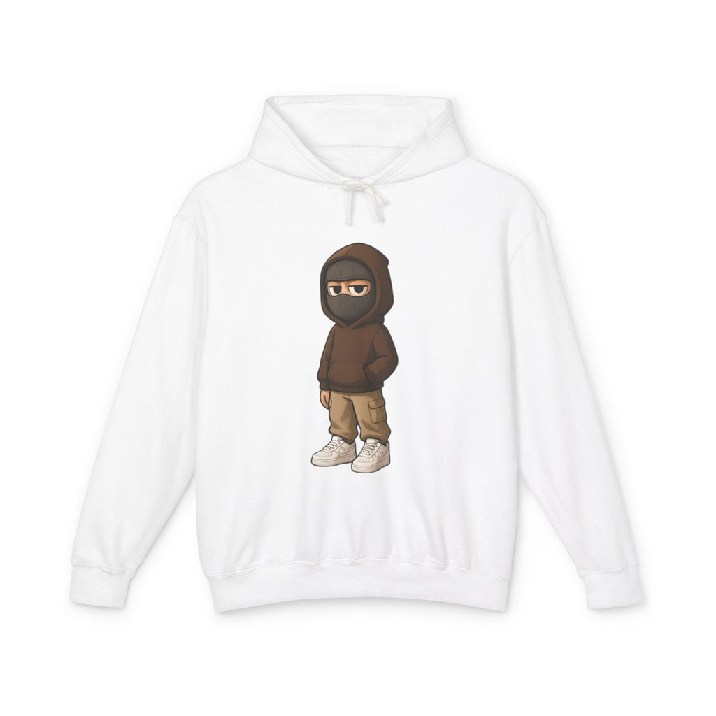 Streetwear Ninja Character Graphic Hoodie