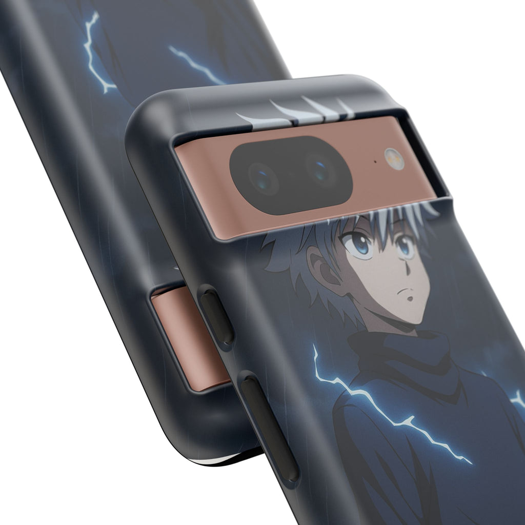 Anime Phone Case Featuring Lightning Design,