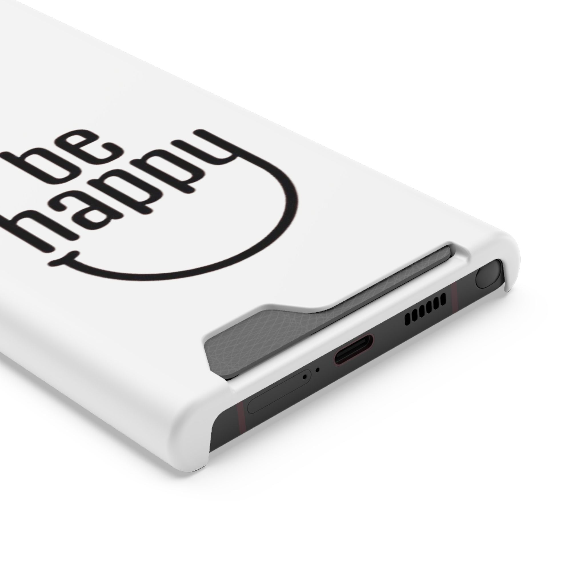 Minimal White Wallet Phone Case
