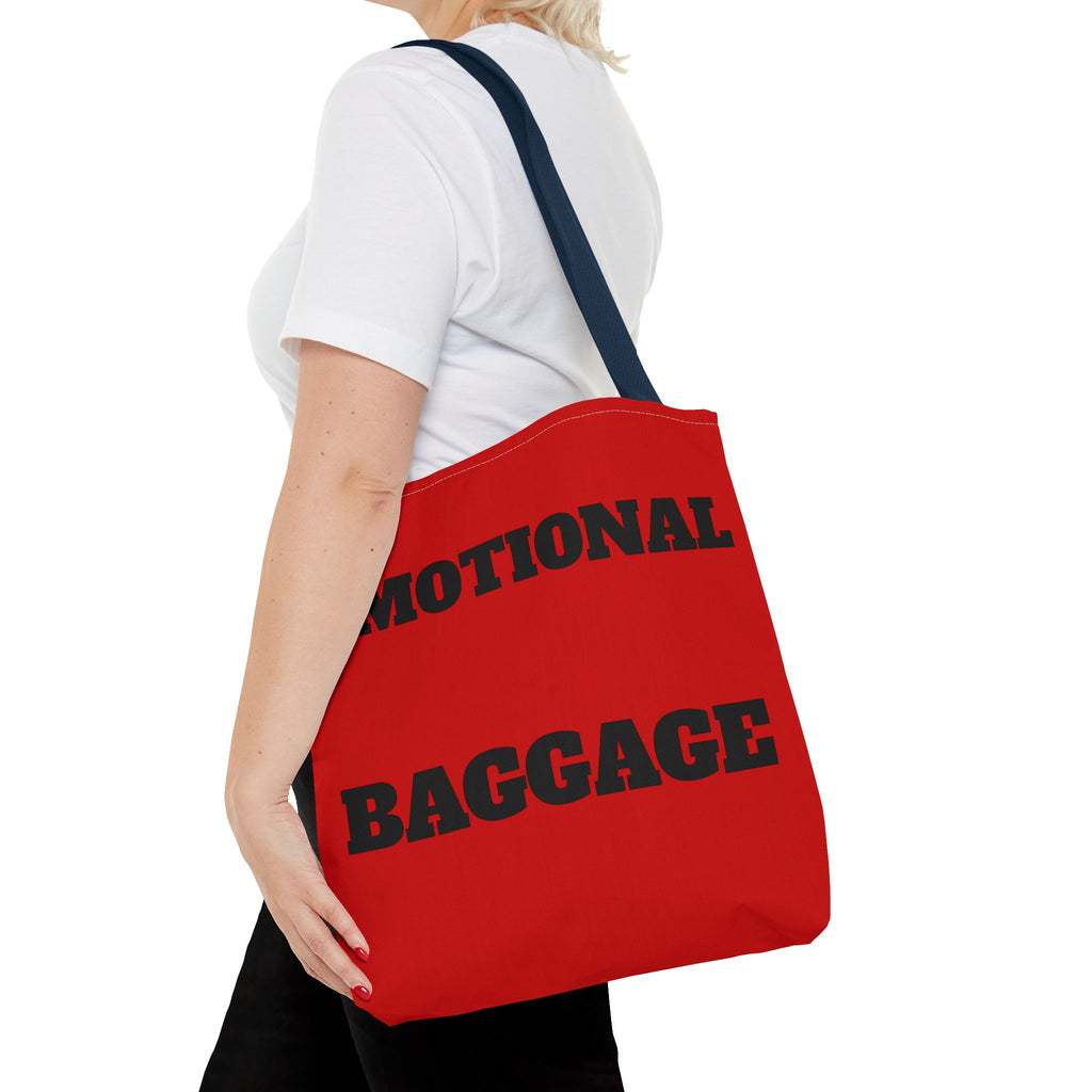 Emotional Baggage Tote Bag — Red Statement Shopper