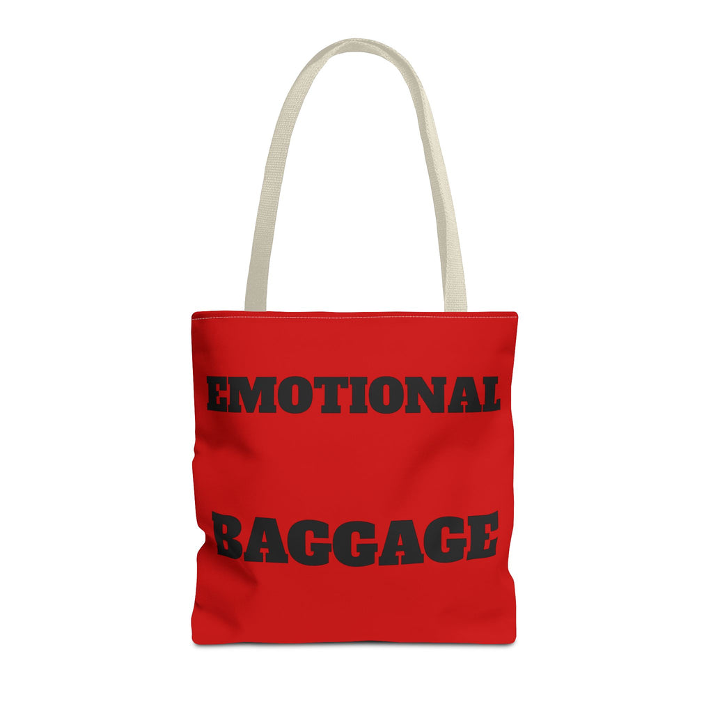 Emotional Baggage Tote Bag — Red Statement Shopper