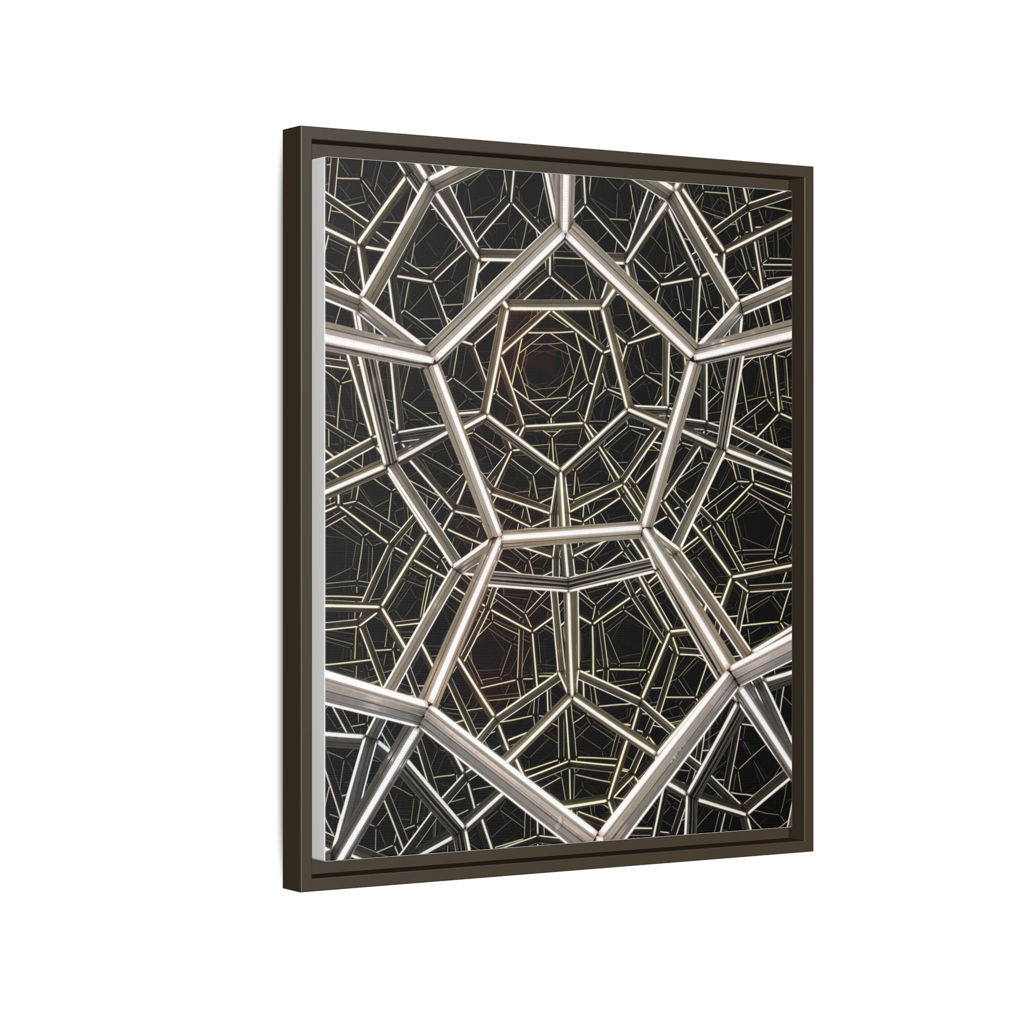 Framed Wall Art Print, Modern Geometric Canvas, Abstract Home Decor, Unique Gift, Stylish Office Art, Contemporary Room Decor
