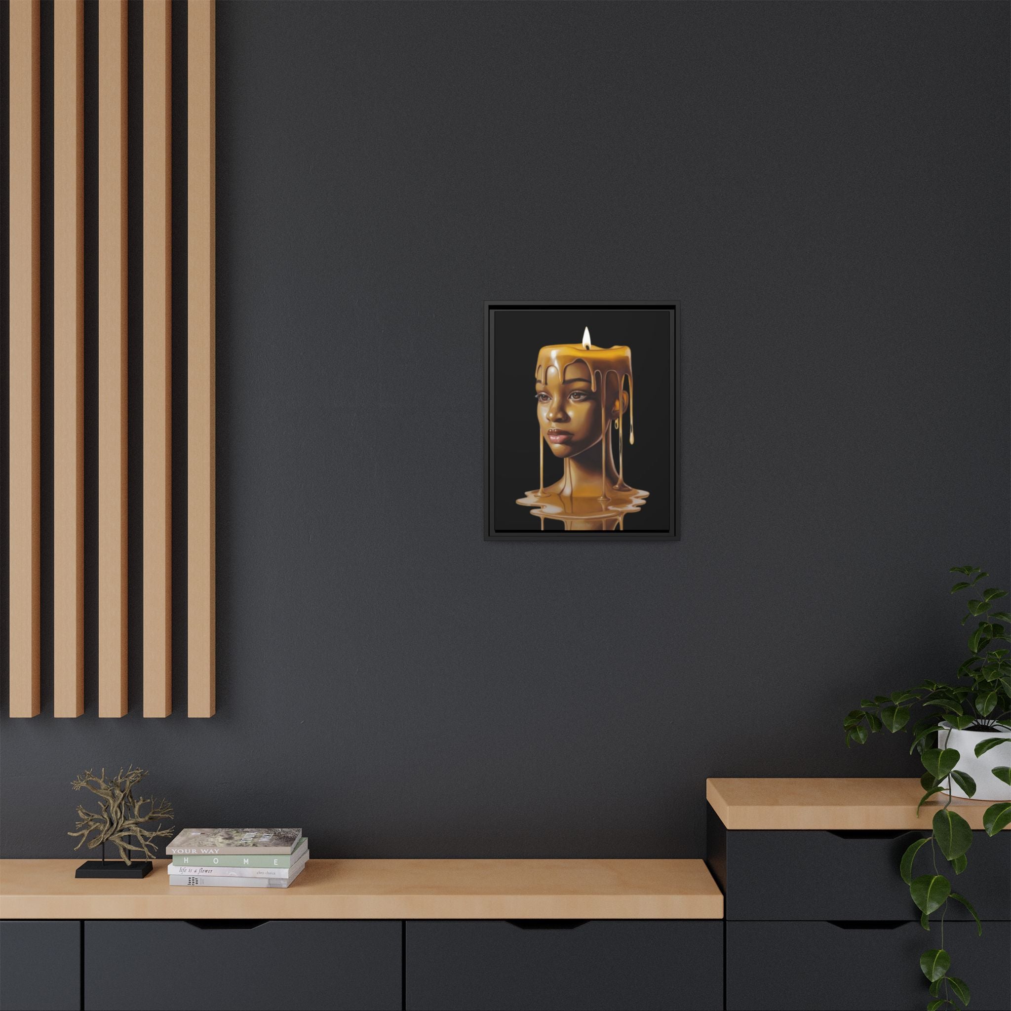 Candle-Inspired Art Print