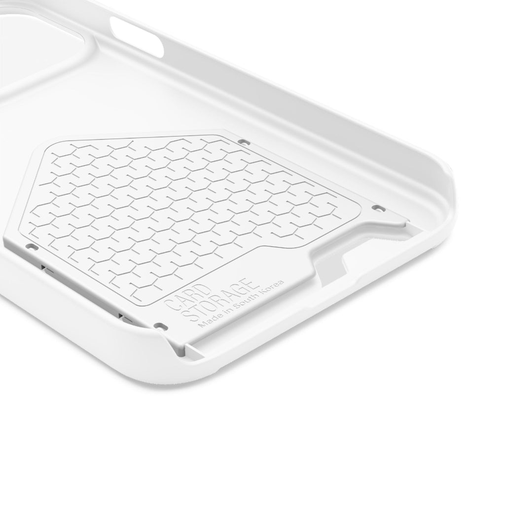 Minimal White Wallet Phone Case