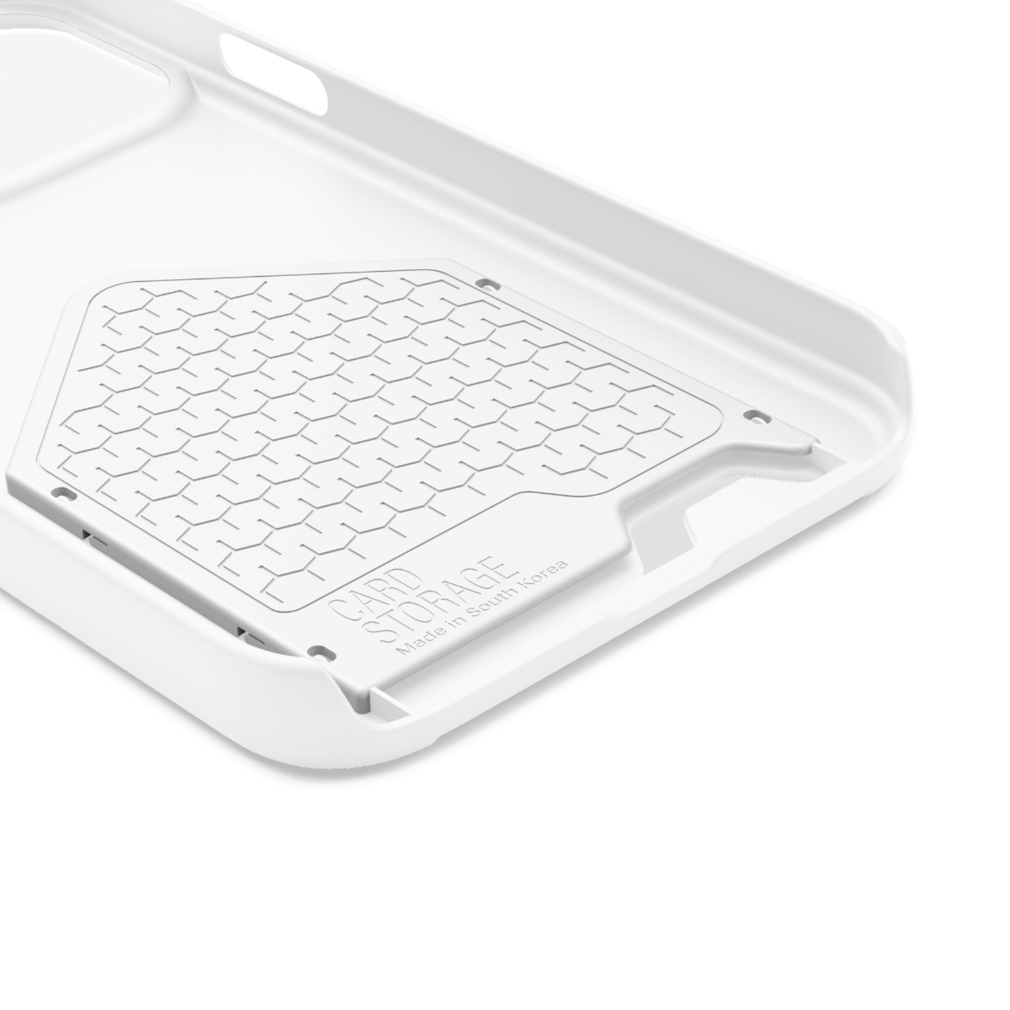 Minimal White Wallet Phone Case