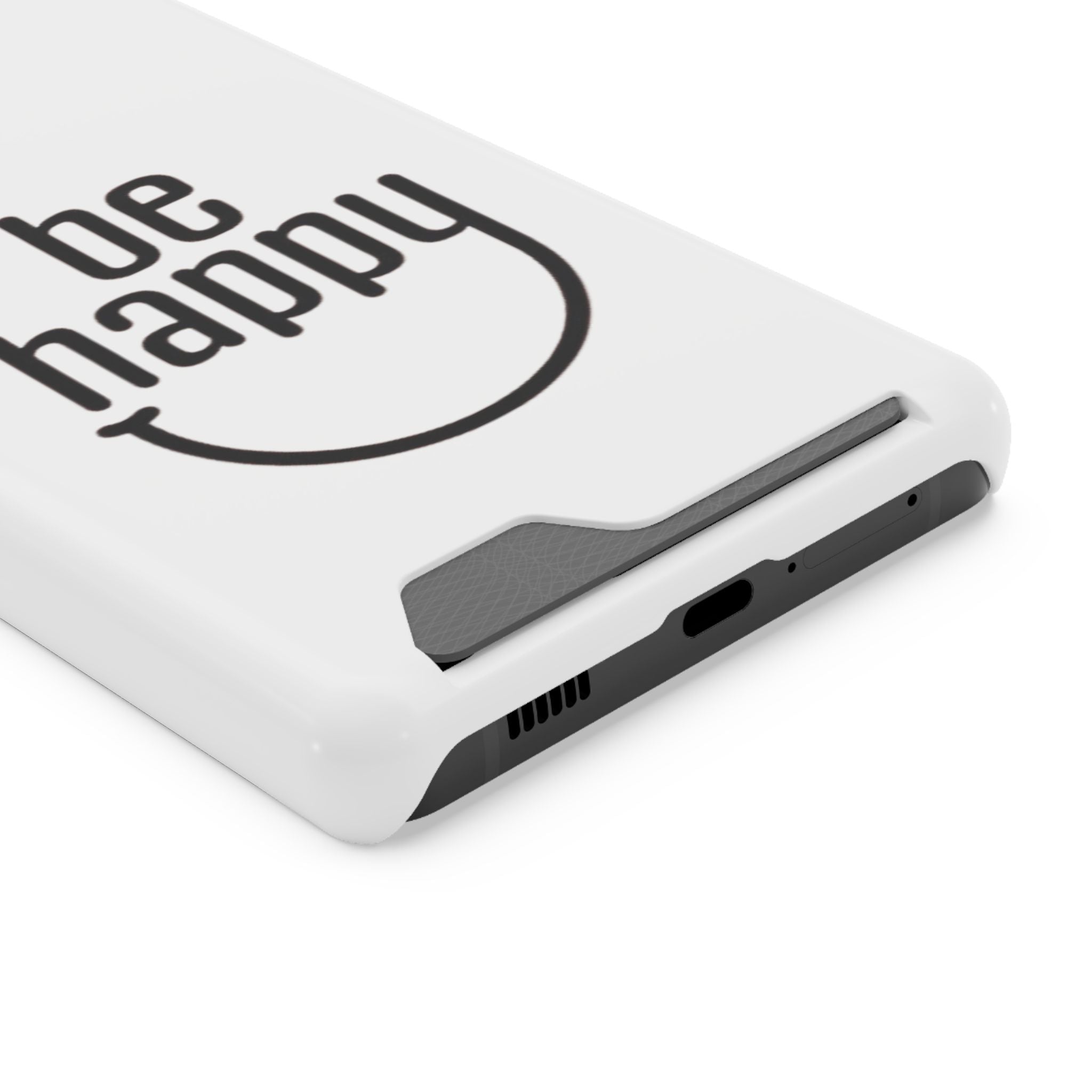 Minimal White Wallet Phone Case