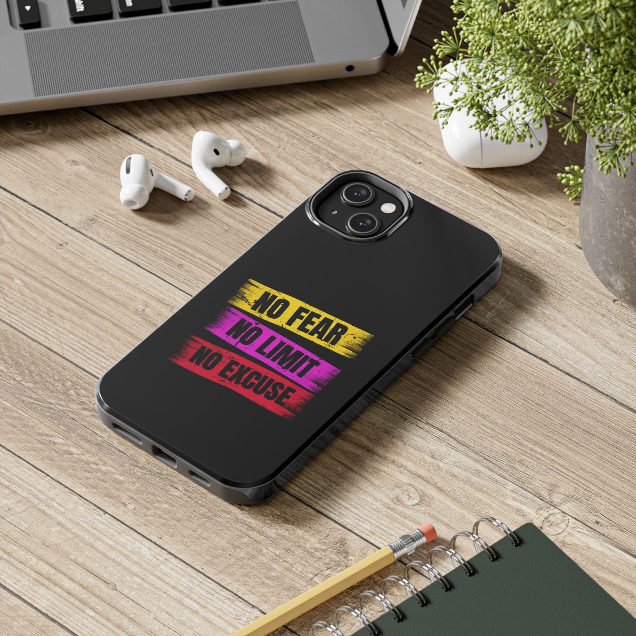 Bold Motivational Phone Cases, Inspirational Cases for Grit, Tough Phone Covers, Fitness Gifts, Empowerment Cases