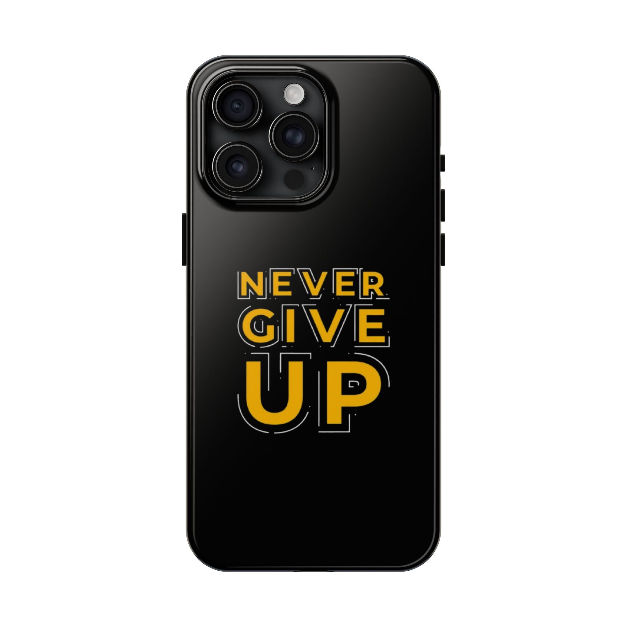 Never Give Up Tough Phone Cases | Motivational Gift for Him or Her, Phone Covers, Inspirational Accessories, Custom Mobile Cases, [...]