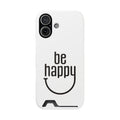 Minimal White Wallet Phone Case