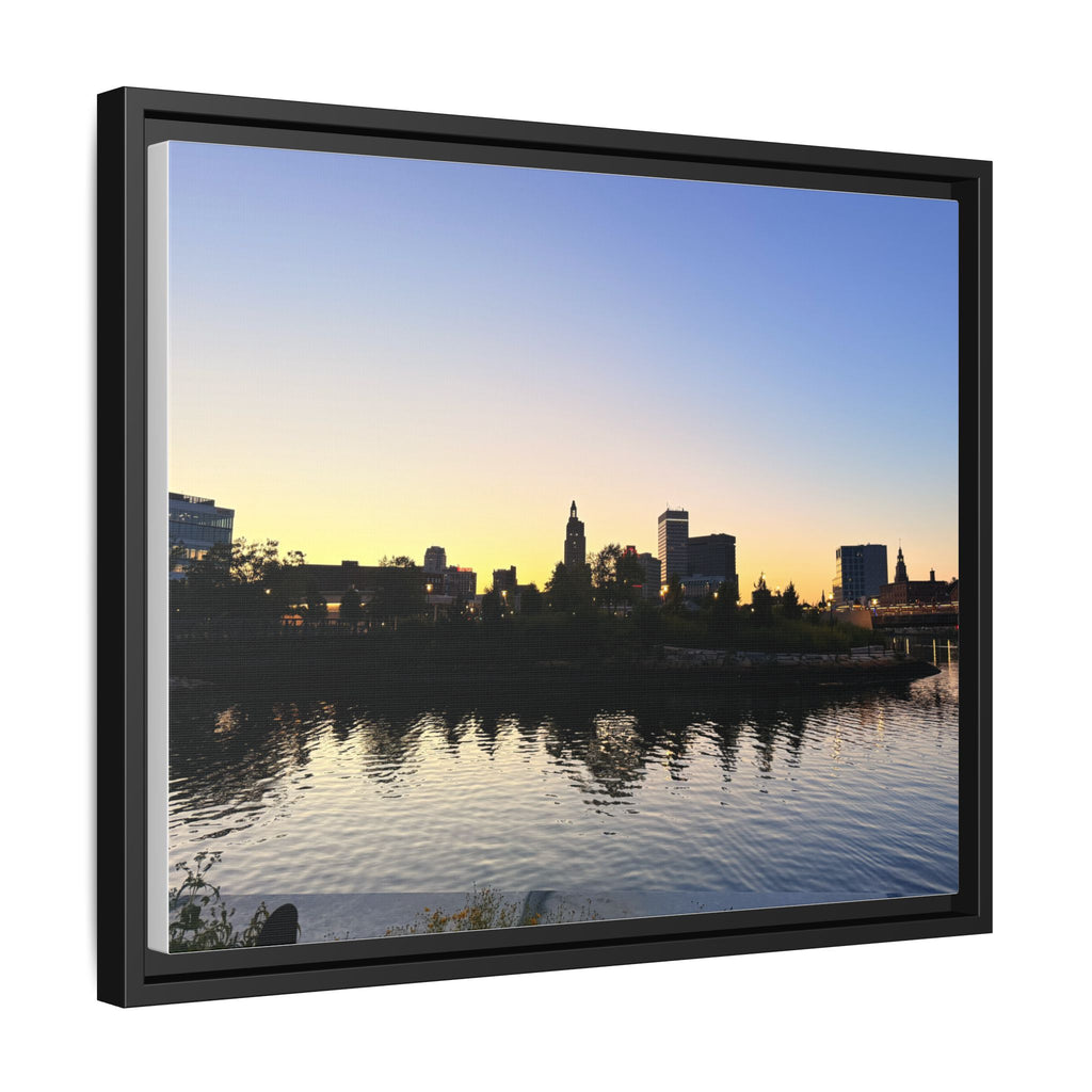 City Skyline Sunset Wall Art