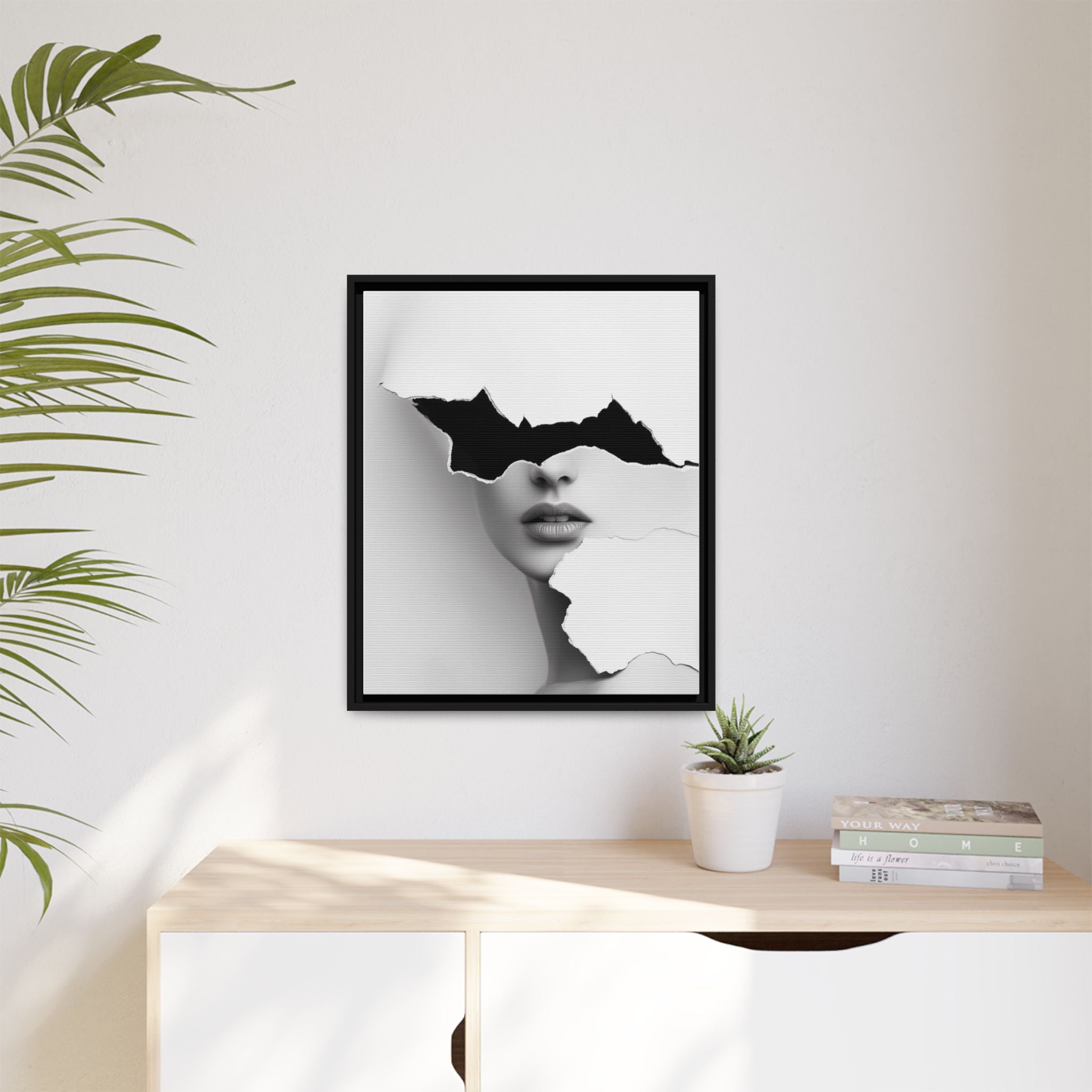 Matte Canvas, Framed (Multi-color)