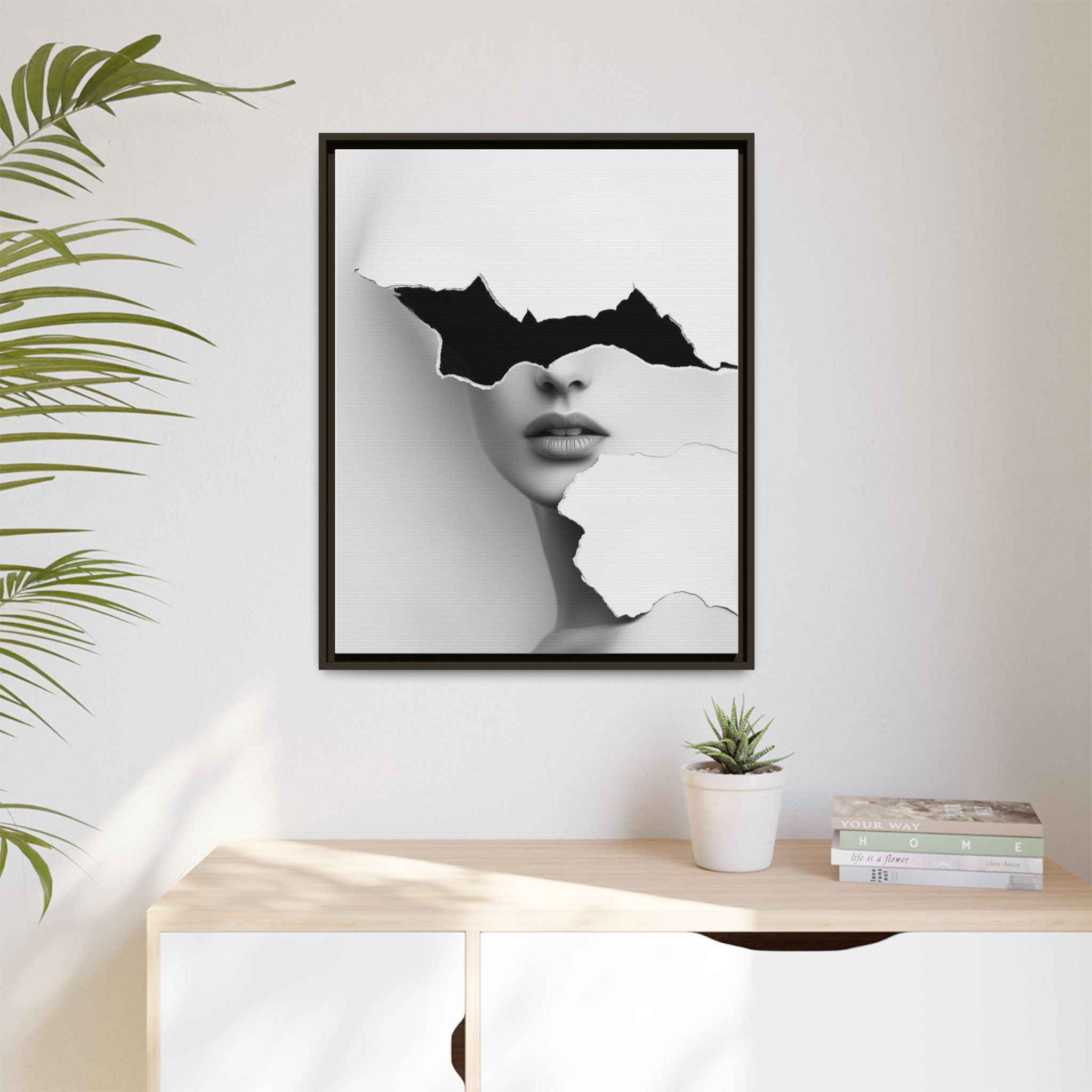 Matte Canvas, Framed (Multi-color)