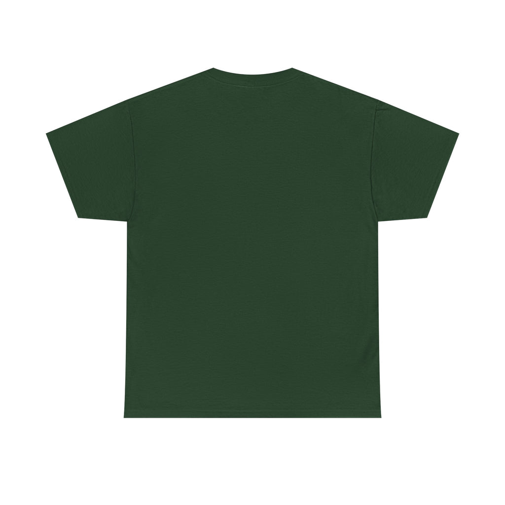 Striped Sweater Balloon Tee — Minimalist Red Balloon Graphic T-Shirt