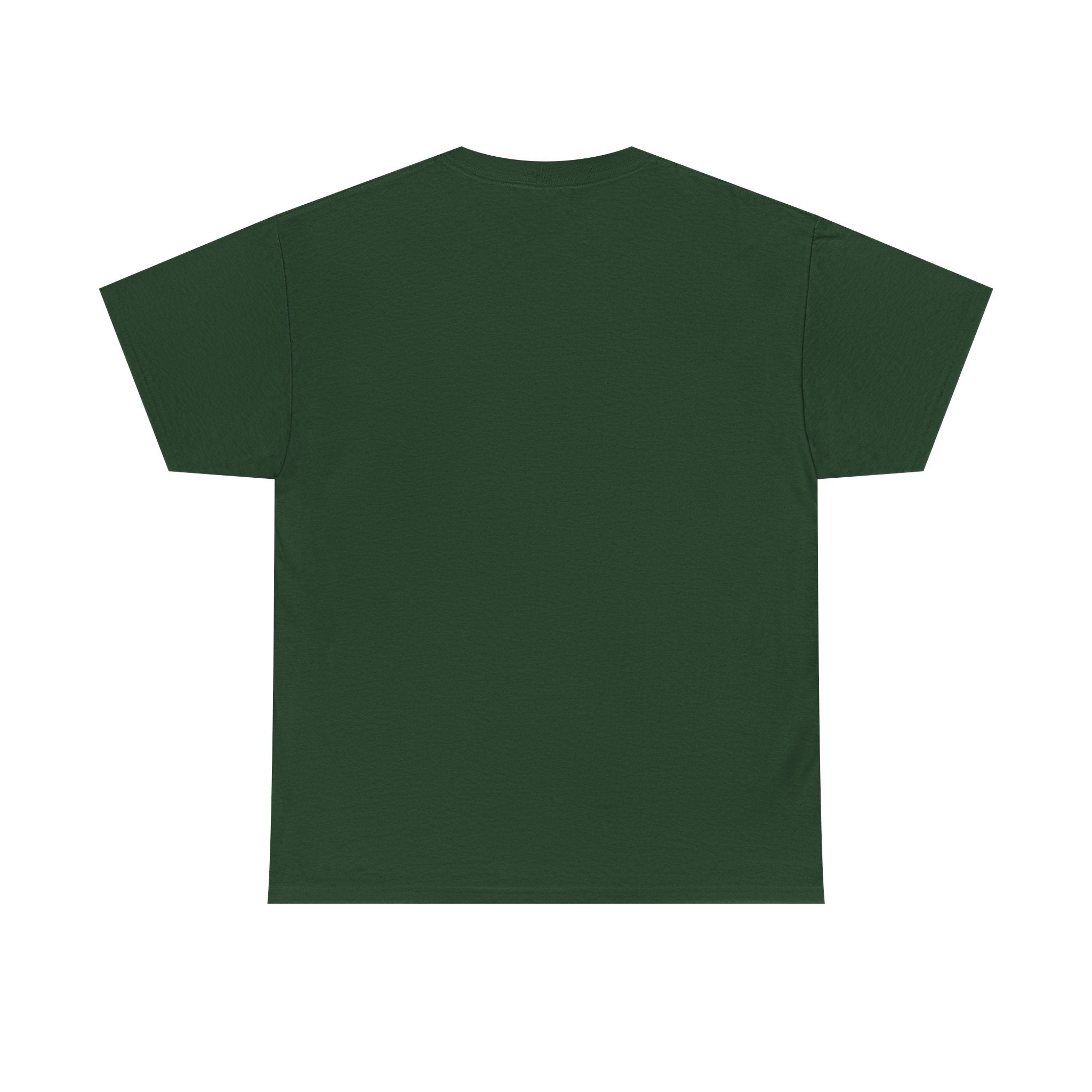 Striped Sweater Balloon Tee — Minimalist Red Balloon Graphic T-Shirt