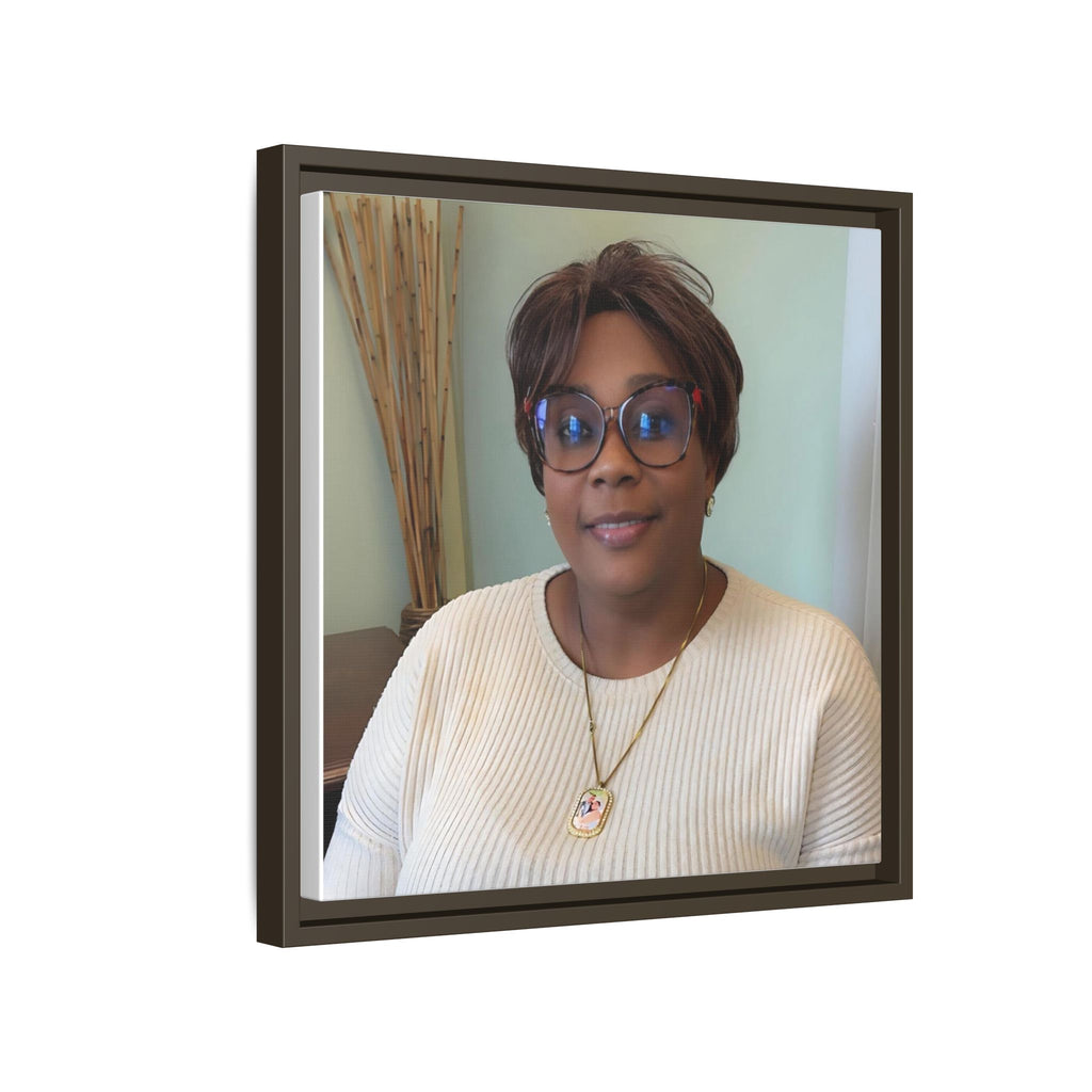 Framed Matte Canvas Portrait Print — Personalized Wall Art Gift