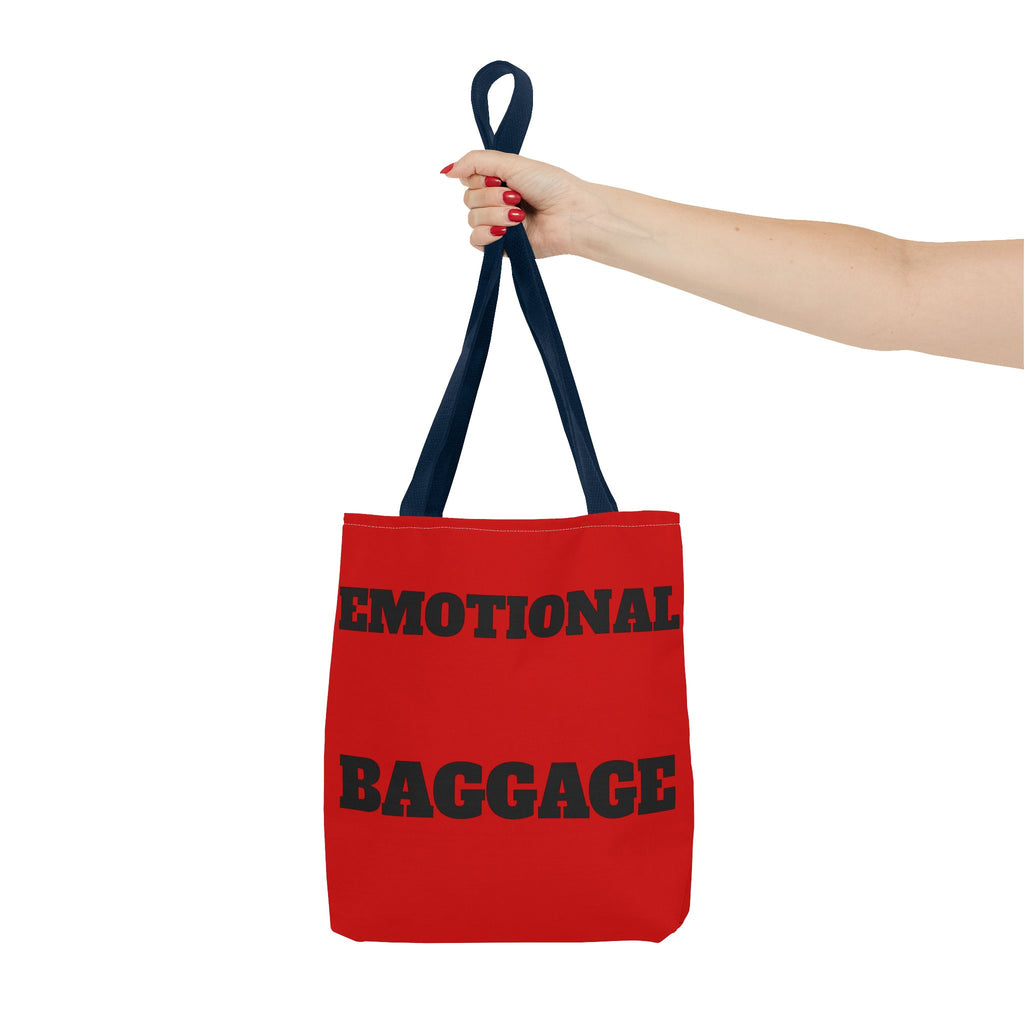 Emotional Baggage Tote Bag — Red Statement Shopper