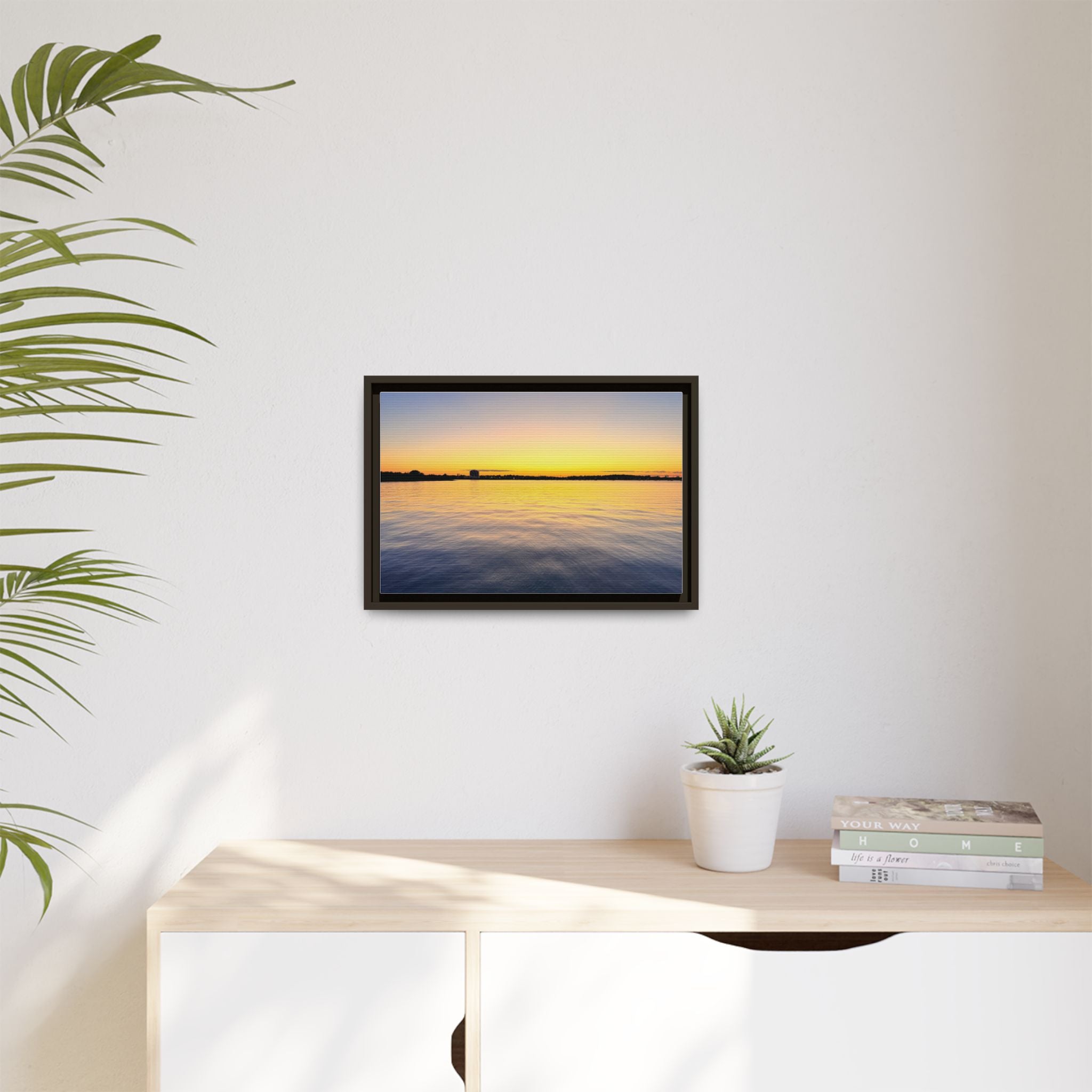 Matte Canvas, Framed (Multi-color)