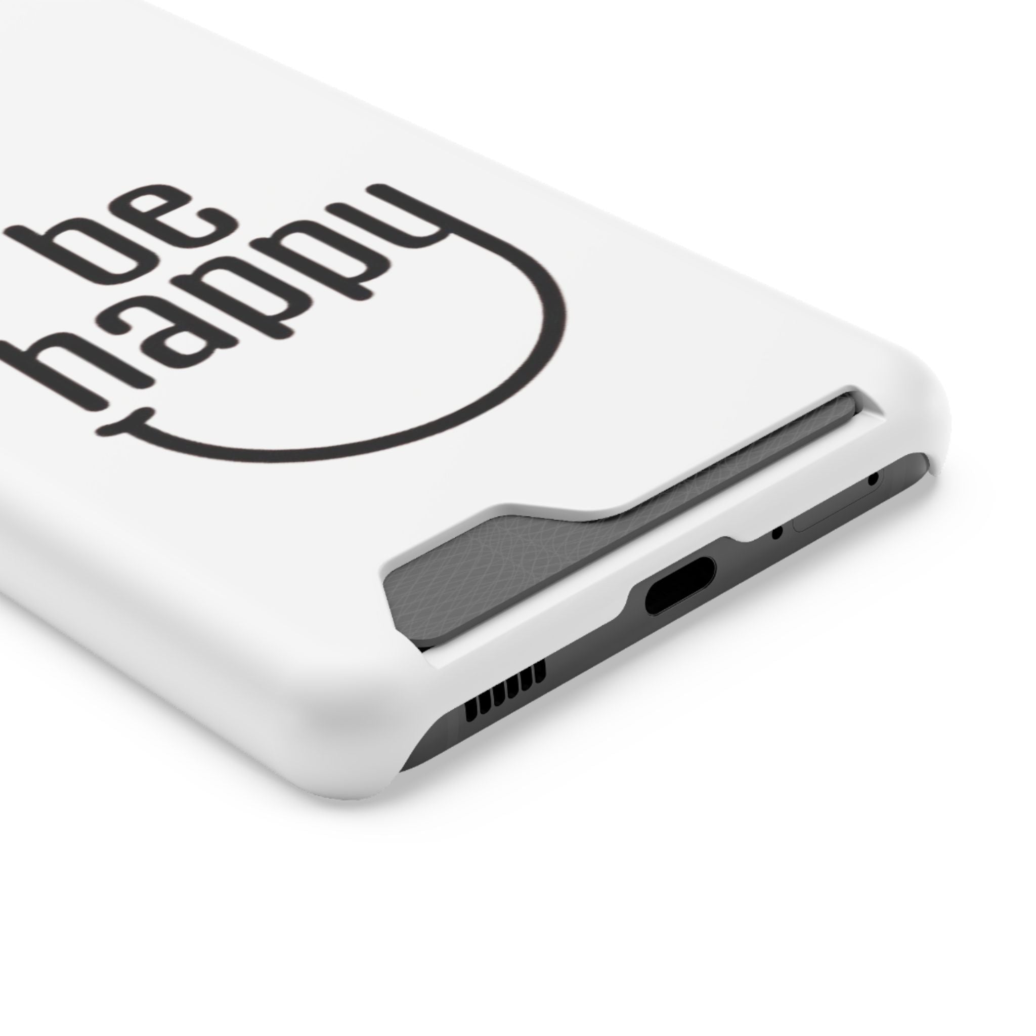 Minimal White Wallet Phone Case
