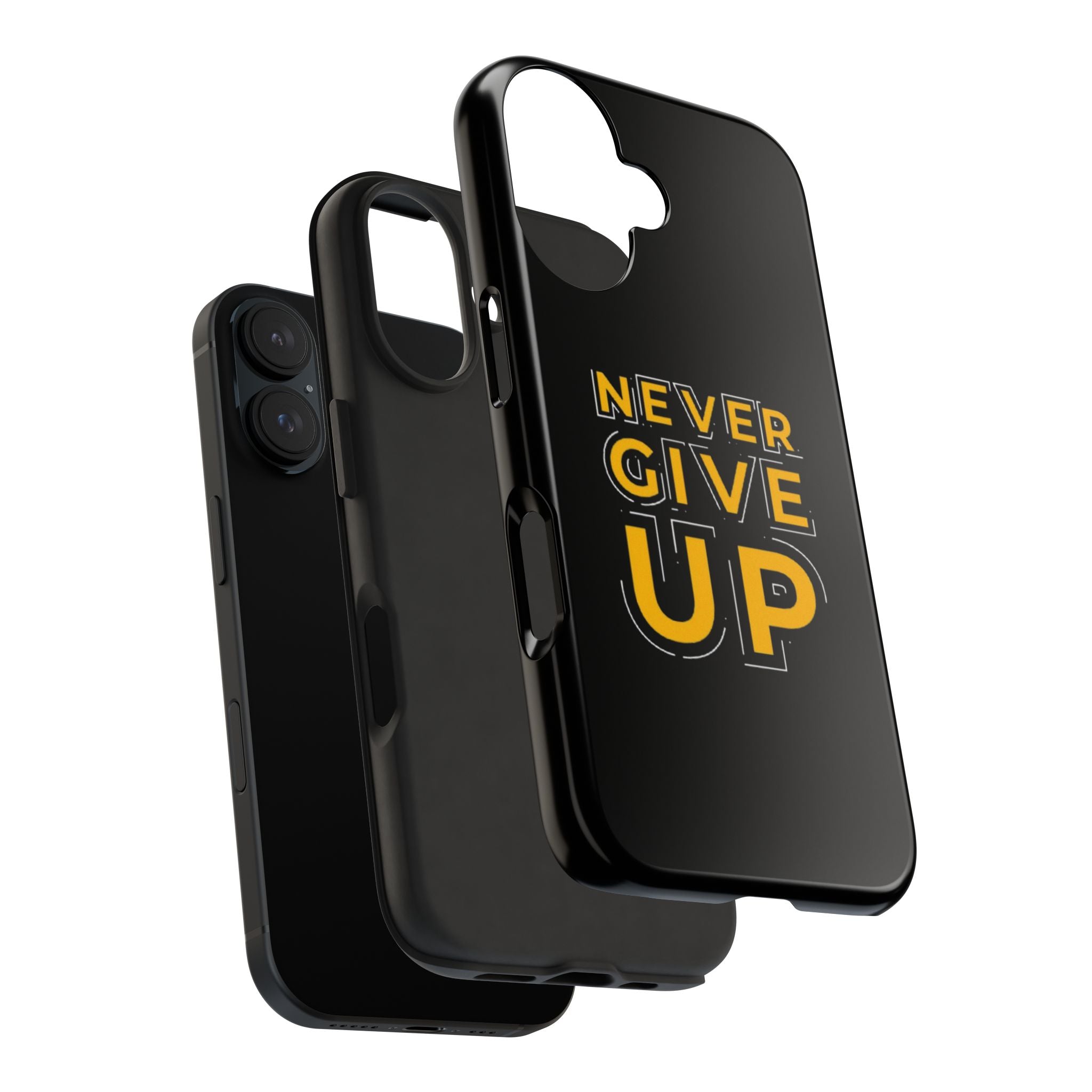 Never Give Up Tough Phone Cases | Motivational Gift for Him or Her, Phone Covers, Inspirational Accessories, Custom Mobile Cases, [...]