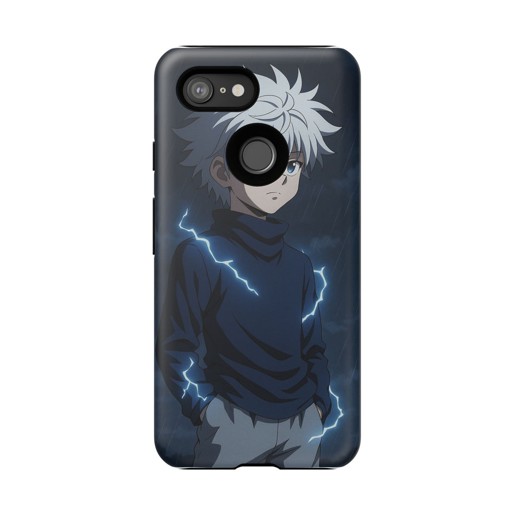 Anime Phone Case Featuring Lightning Design,