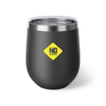 No Stress 12oz Insulated Wine Tumbler — Copper Vacuum Travel Cup