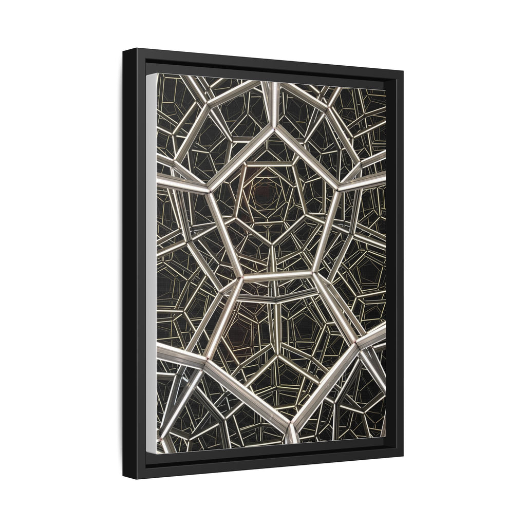 Framed Wall Art Print, Modern Geometric Canvas, Abstract Home Decor, Unique Gift, Stylish Office Art, Contemporary Room Decor