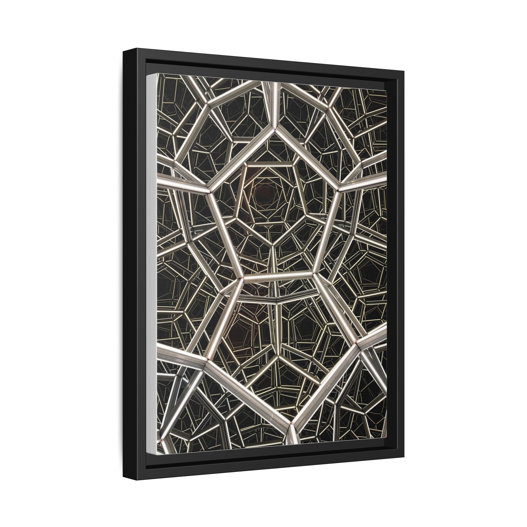 Framed Wall Art Print, Modern Geometric Canvas, Abstract Home Decor, Unique Gift, Stylish Office Art, Contemporary Room Decor