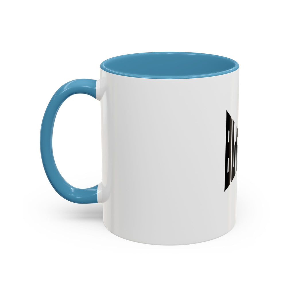 Blessed Coffee Mug — Bold Black Typography Ceramic Mug (11/15 oz)