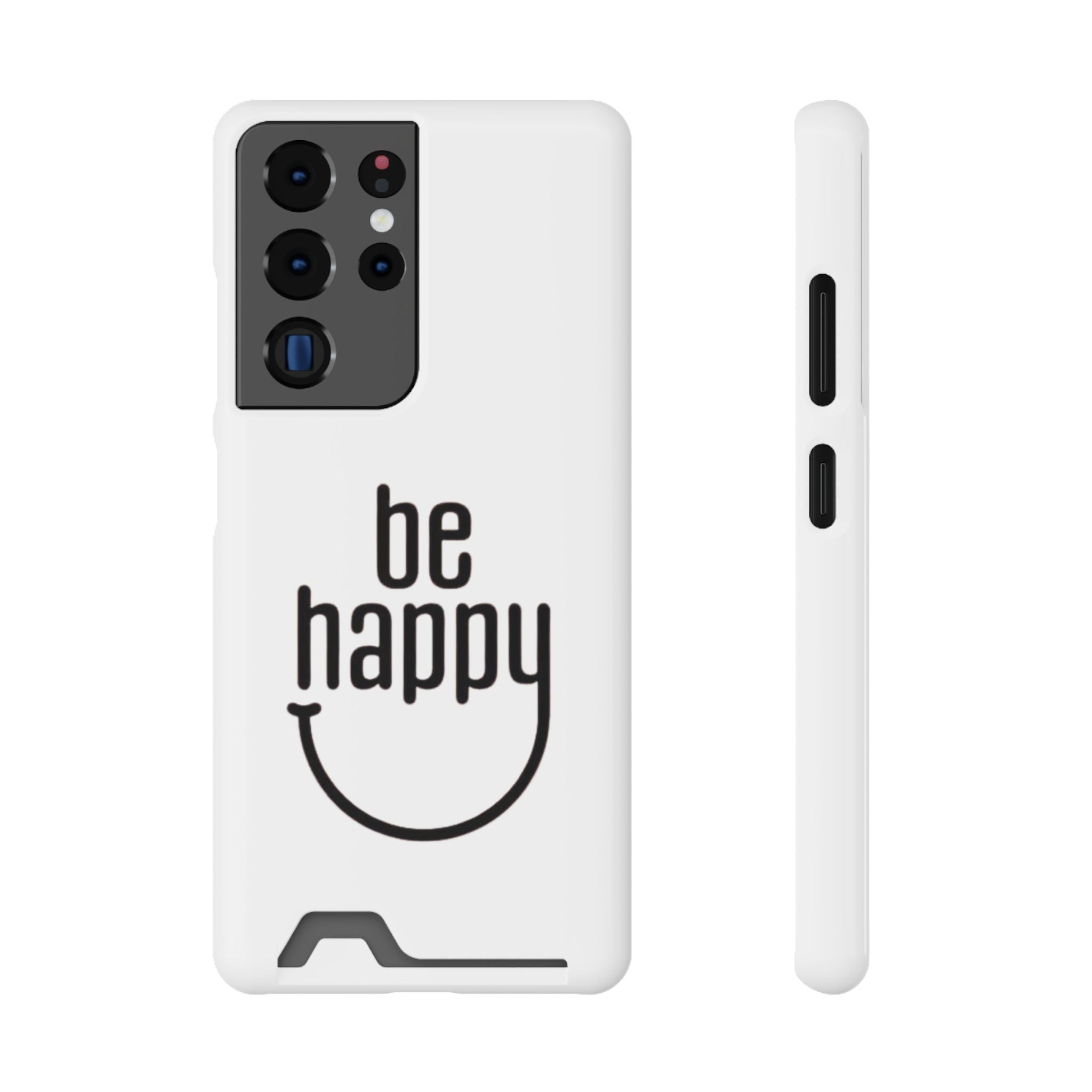 Minimal White Wallet Phone Case