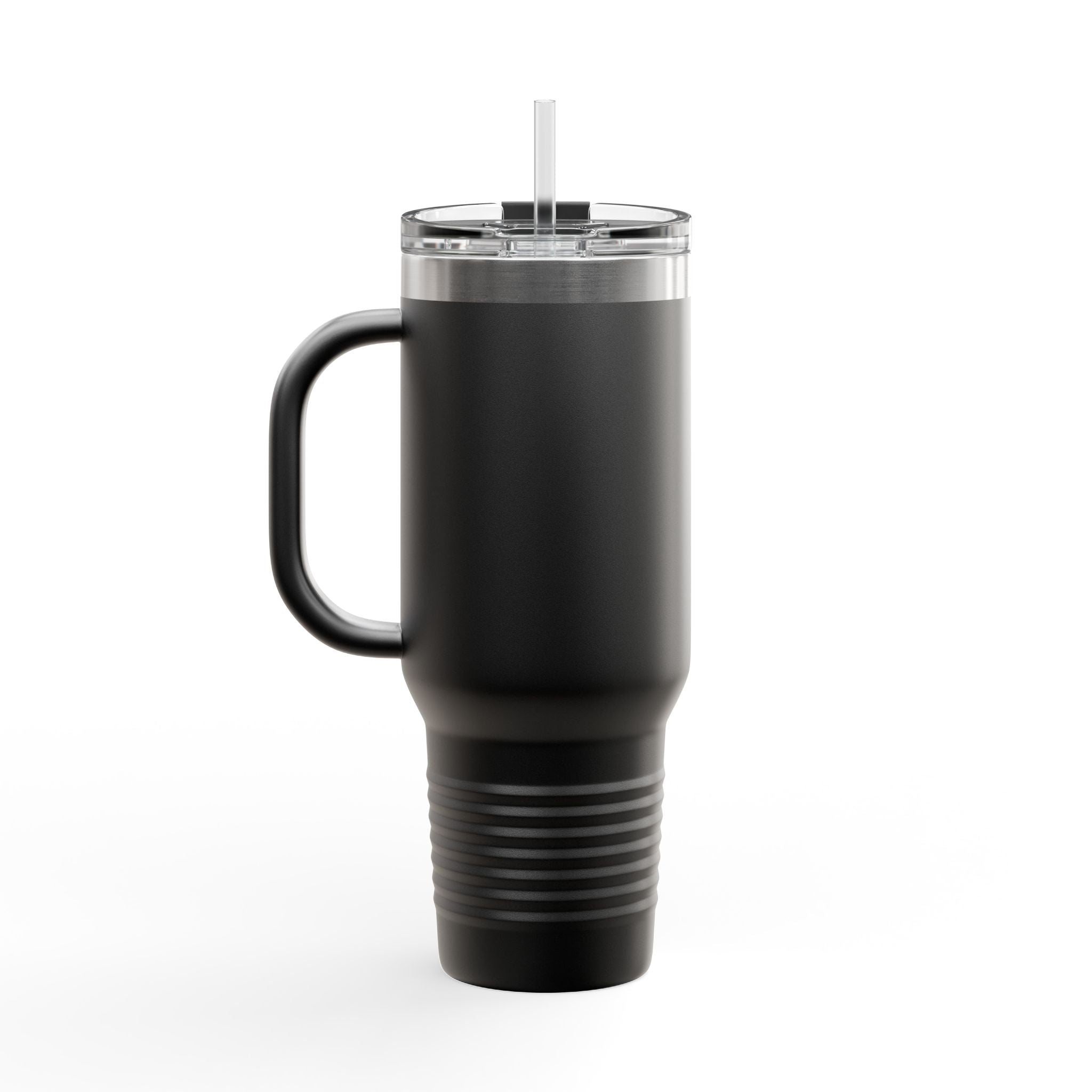 Nurse 40oz Insulated Travel Mug — Floral Stethoscope