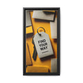 Find Your Way Motivational Wall Art — Framed Matte Canvas