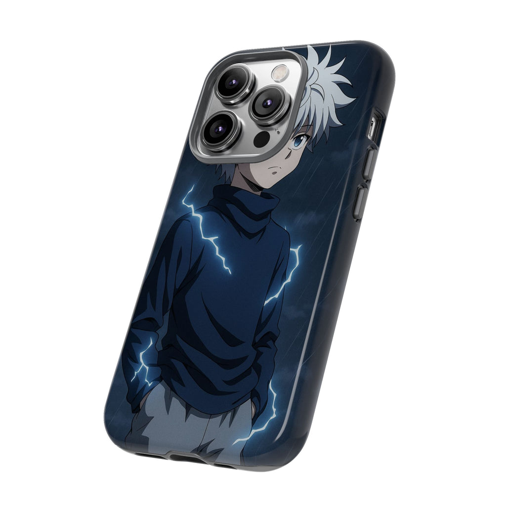 Anime Phone Case Featuring Lightning Design,