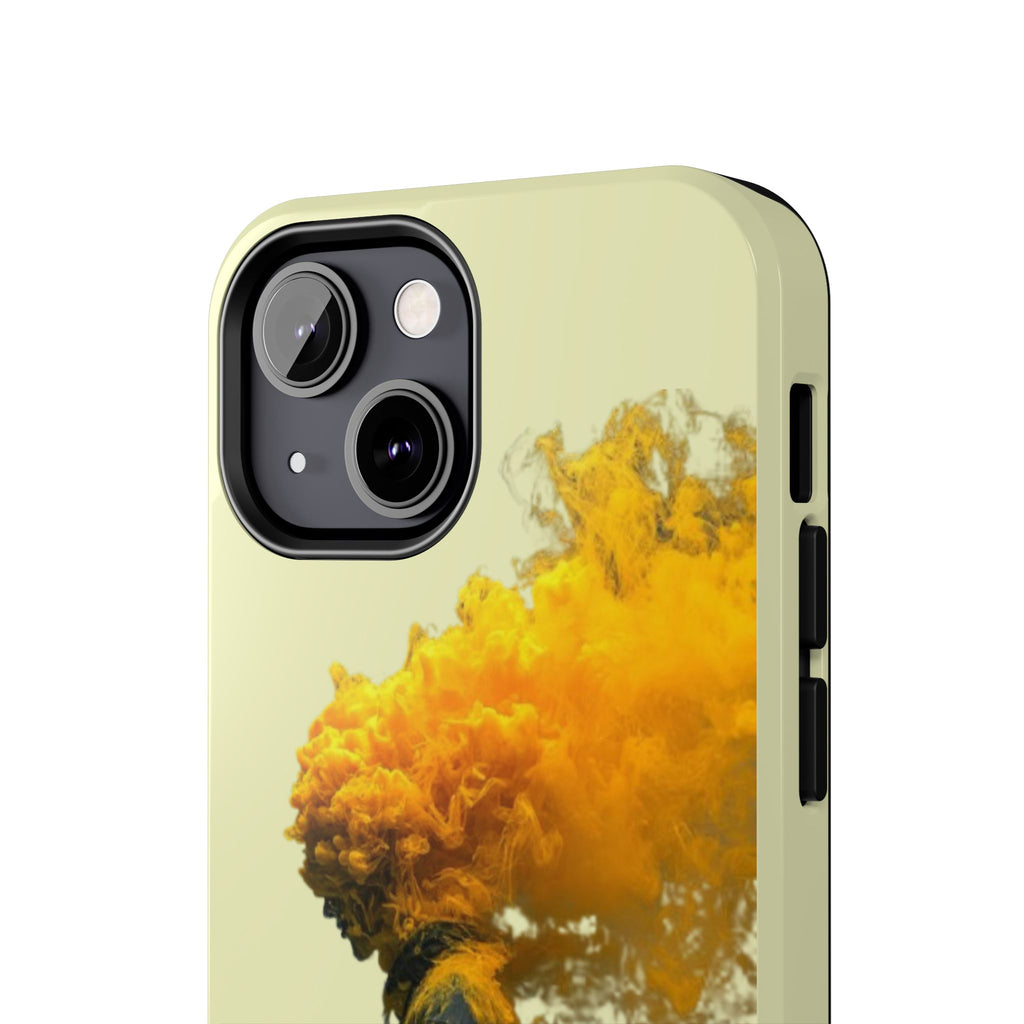 Surreal Yellow Smoke Head Protective Cover
