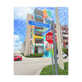 Colorful Street Art Canvas Print, Home Decor, Wall Art, Urban Vibes, Housewarming Gift, Art Lover's Gift, Gallery Wall