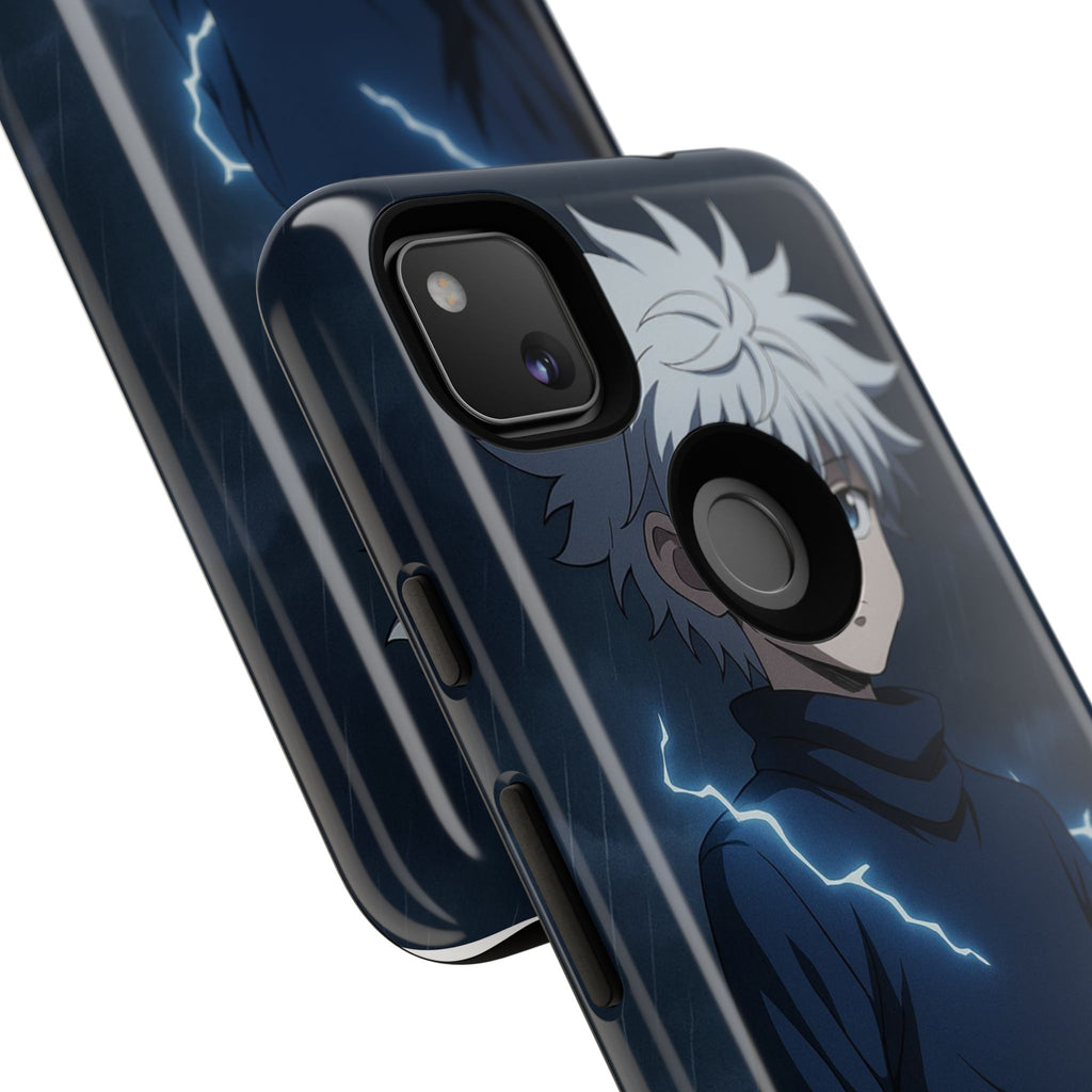Anime Phone Case Featuring Lightning Design,