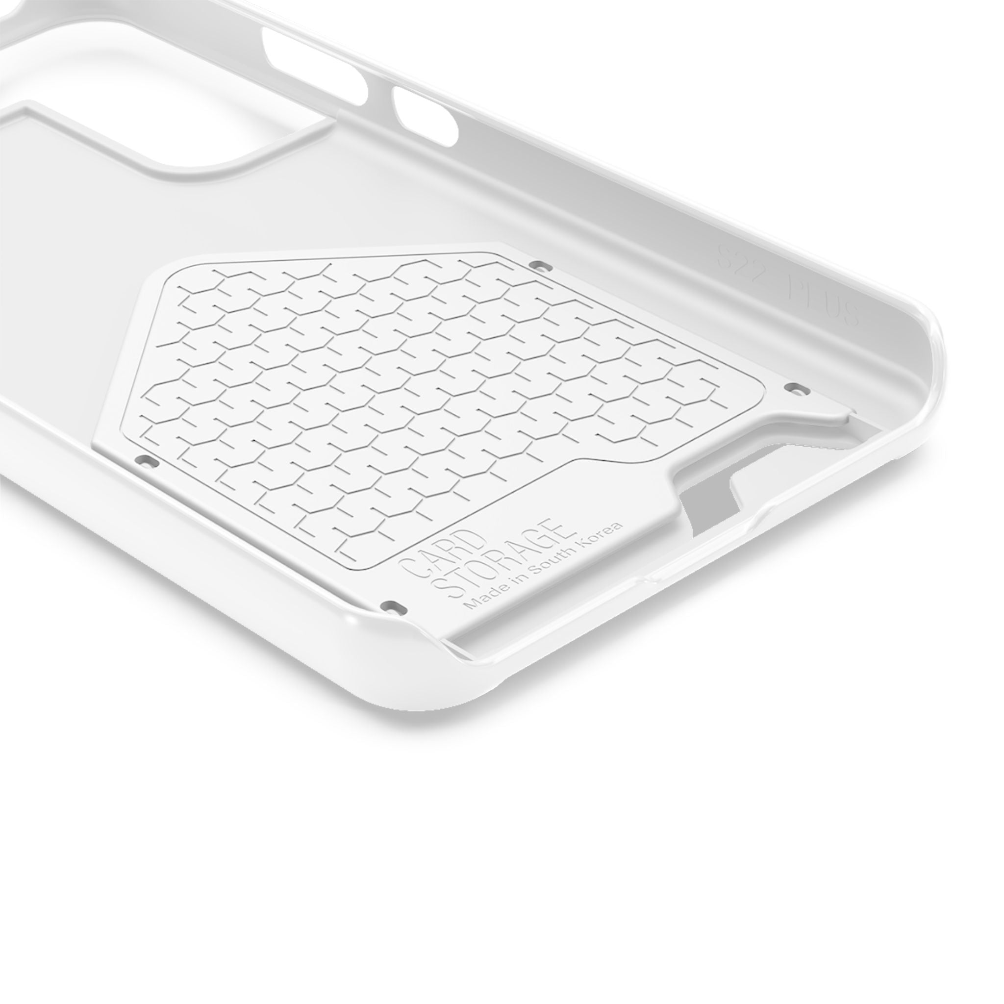 Minimal White Wallet Phone Case