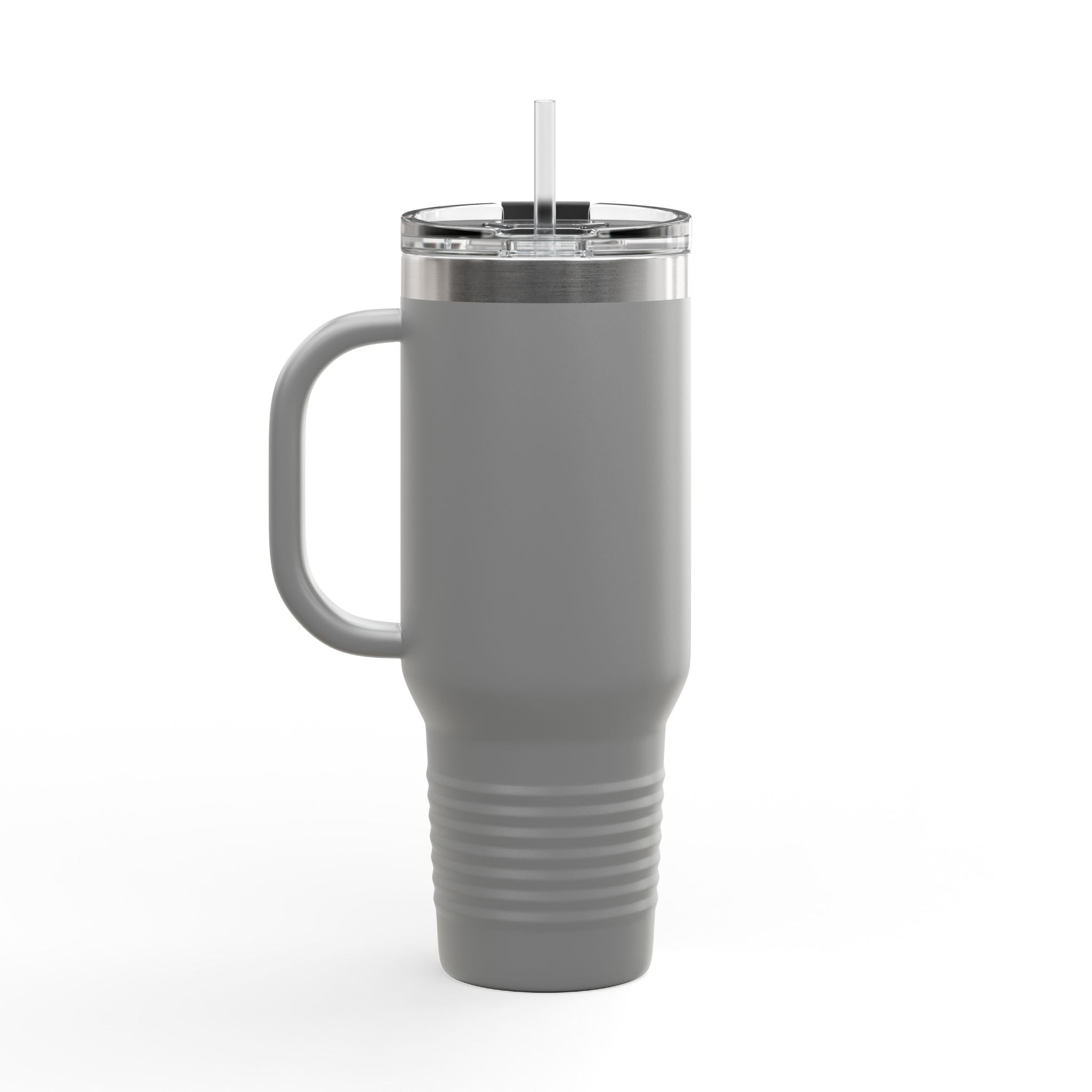Nurse 40oz Insulated Travel Mug — Floral Stethoscope