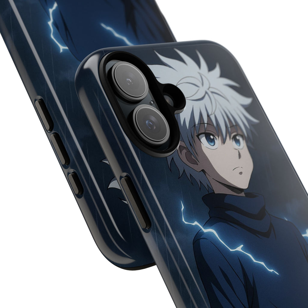 Anime Phone Case Featuring Lightning Design,