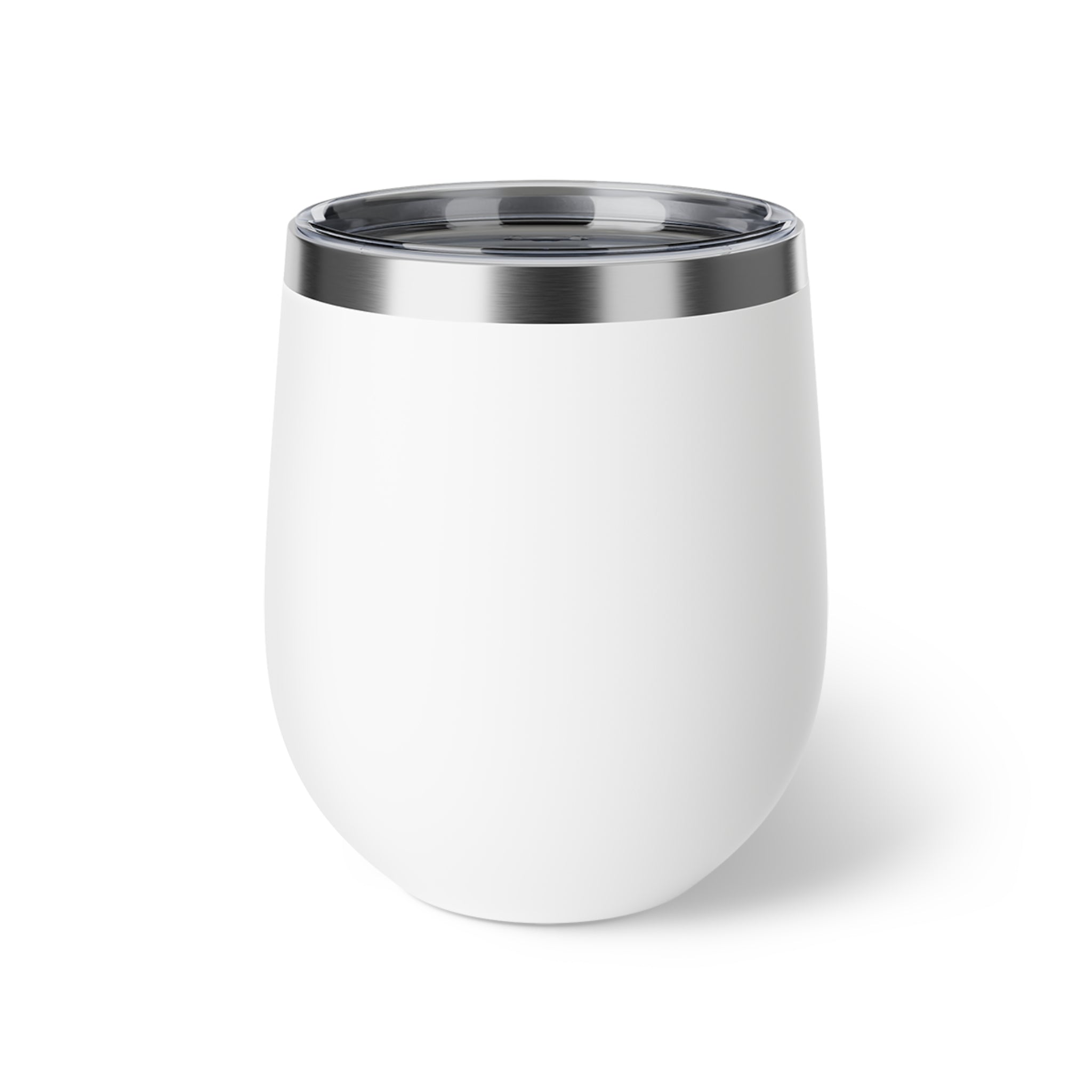 No Stress 12oz Insulated Wine Tumbler — Copper Vacuum Travel Cup