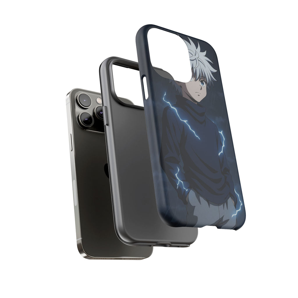 Anime Phone Case Featuring Lightning Design,